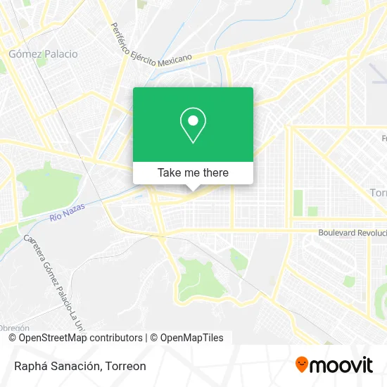 Raphá Sanación map