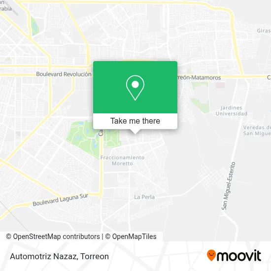 Automotriz Nazaz map