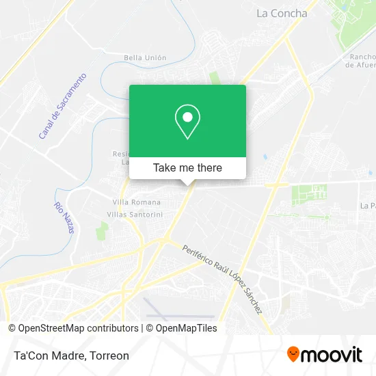 Ta'Con Madre map