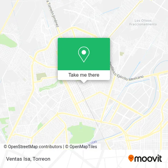 Ventas Isa map