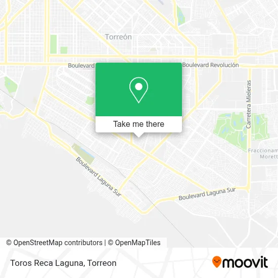 Toros Reca Laguna map