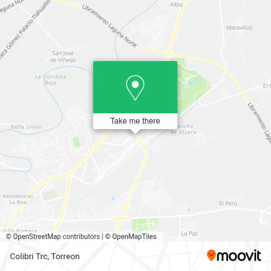 Colibri Trc map