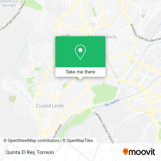 Quinta El Rey map