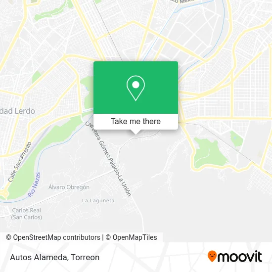 Autos Alameda map