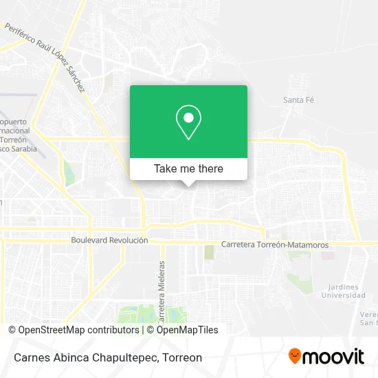 Carnes Abinca Chapultepec map