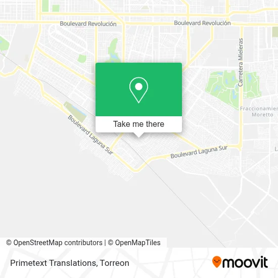 Primetext Translations map
