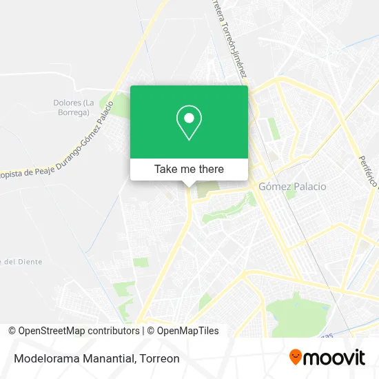 Modelorama Manantial map