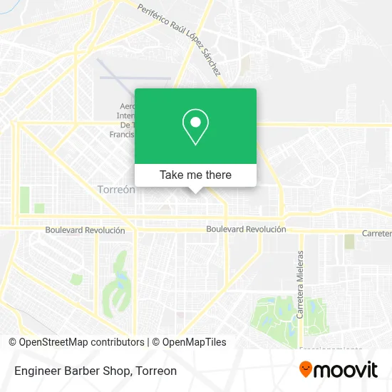 Engineer Barber Shop map