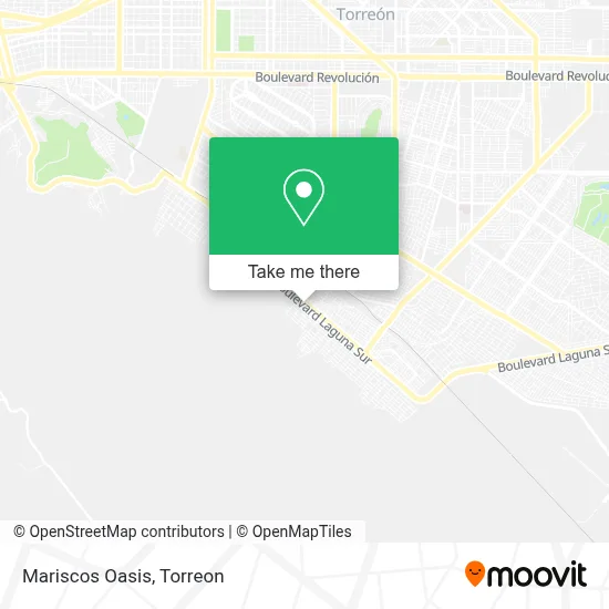 Mariscos Oasis map