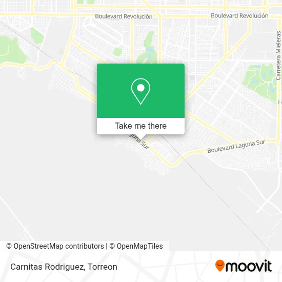 Carnitas Rodriguez map
