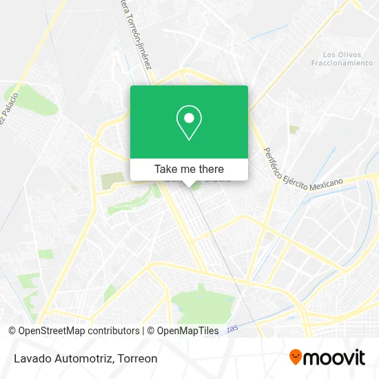 Lavado Automotriz map