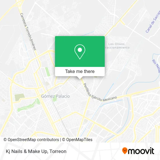 Kj Nails & Make Up map