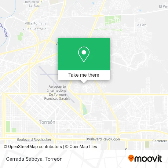 Cerrada Saboya map