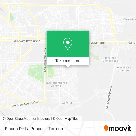 Rincon De La Princesa map