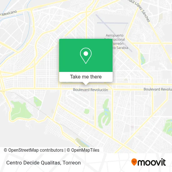 Centro Decide Qualitas map