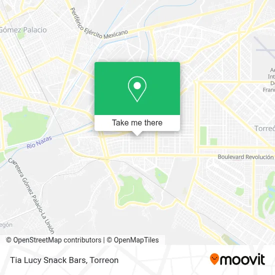 Tia Lucy Snack Bars map