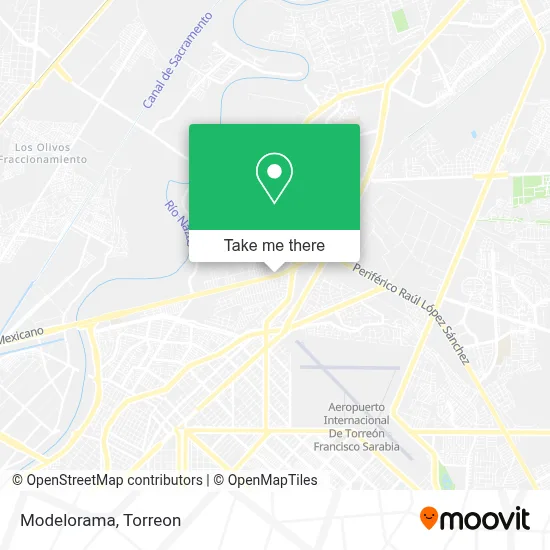Modelorama map