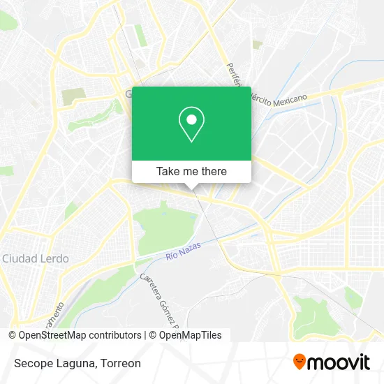 Secope Laguna map