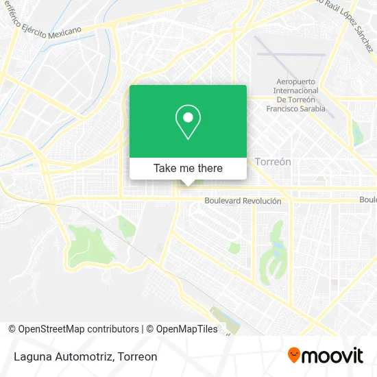 Laguna Automotriz map