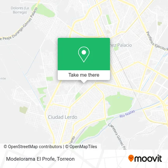 Modelorama El Profe map