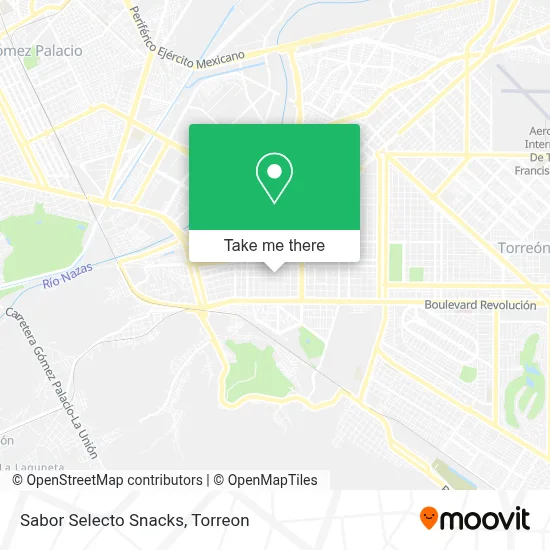 Sabor Selecto Snacks map