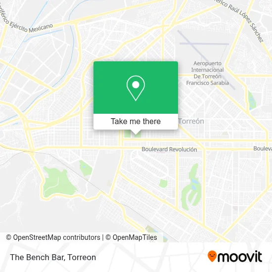 The Bench Bar map