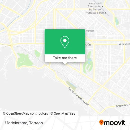 Modelorama map