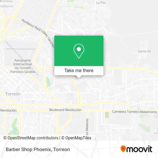 Barber Shop Phoenix map