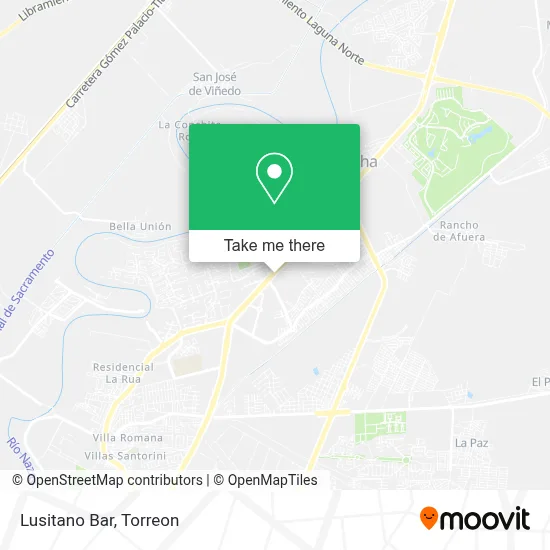 Lusitano Bar map