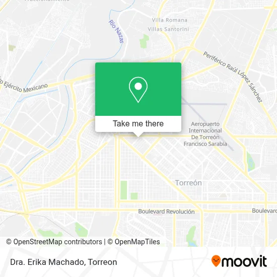Dra. Erika Machado map