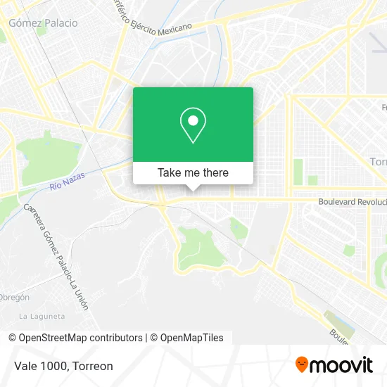 Vale 1000 map