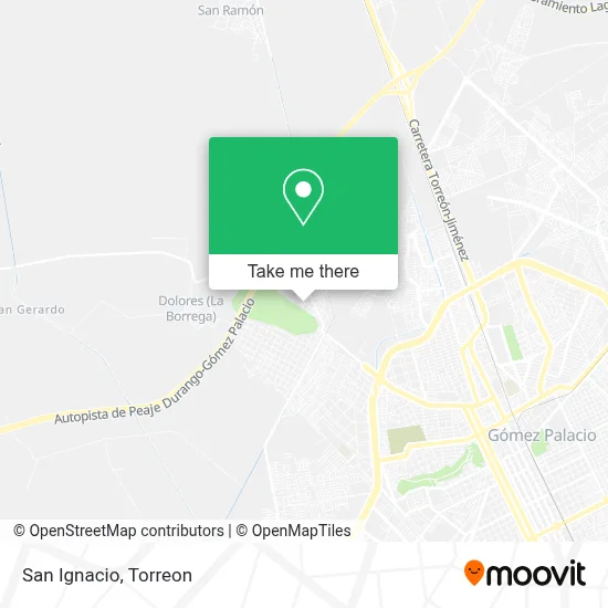 San Ignacio map