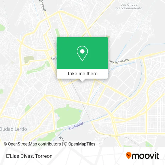 E'Llas Divas map