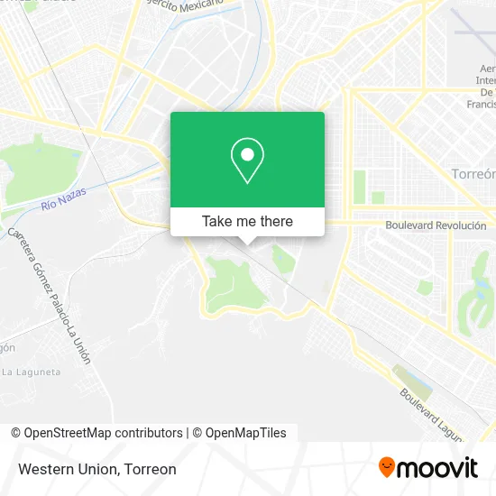 Western Union map