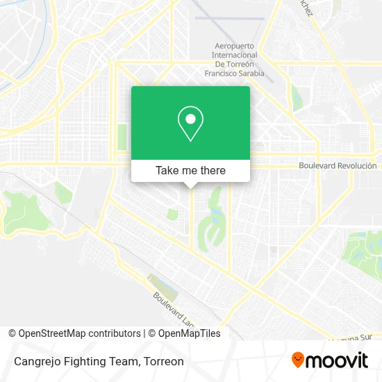 Cangrejo Fighting Team map