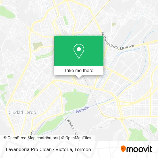 Lavanderia Pro Clean - Victoria map