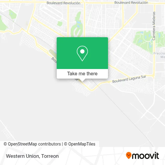 Western Union map