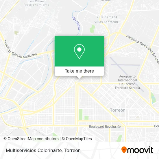 Multiservicios Colorinarte map