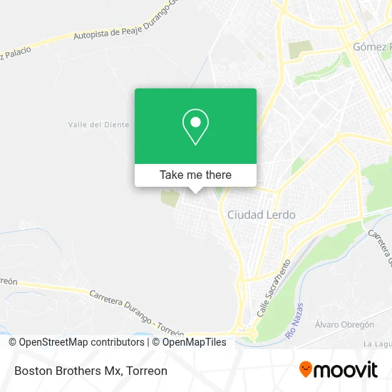 Boston Brothers Mx map