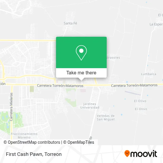 First Cash Pawn map