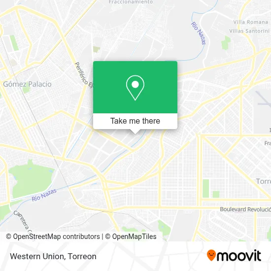 Western Union map