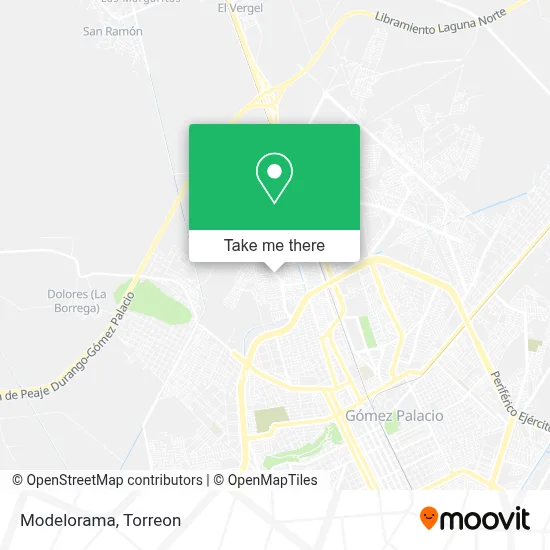 Modelorama map