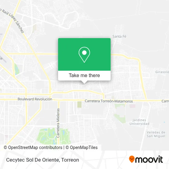 Cecytec Sol De Oriente map