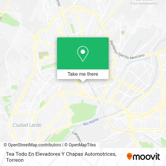 Tea Todo En Elevadores Y Chapas Automotrices map