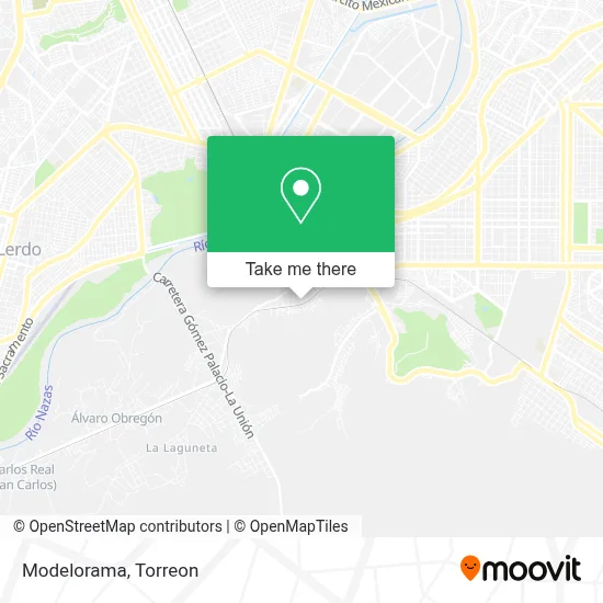 Modelorama map