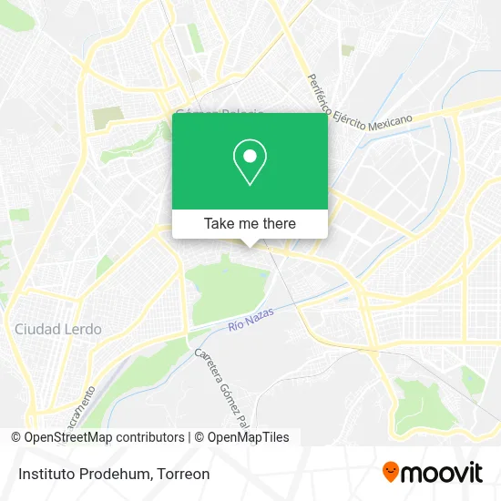 Instituto Prodehum map