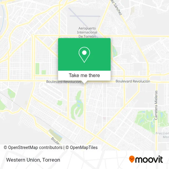 Western Union map