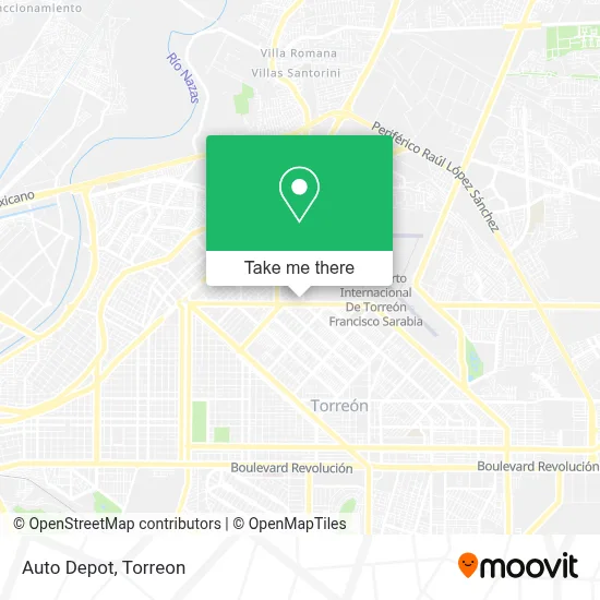 Auto Depot map