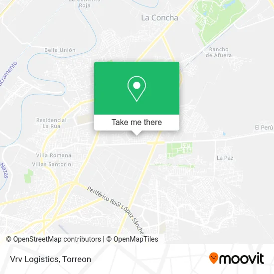 Vrv Logistics map