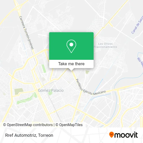 Rref Automotriz map